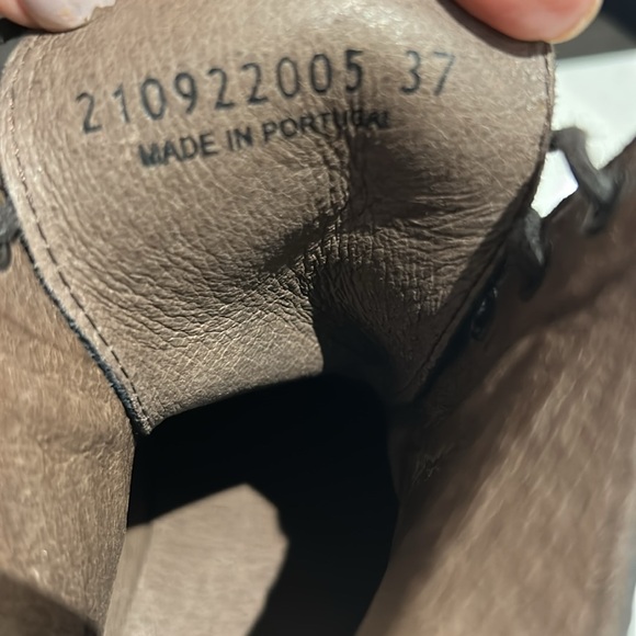 Fly London Wingtip Brogue Leather Ankle Boots Brown Size 37 - Picture 5 of 17